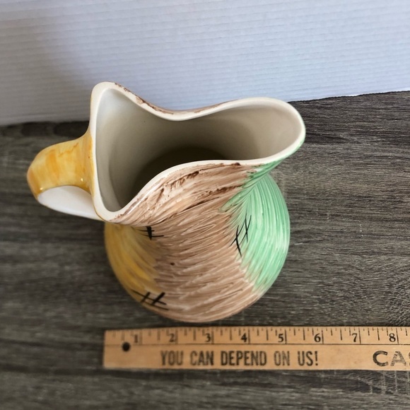 Vtg 1930s Myott Sons and Co Ceramic Pitcher - Picture 11 of 15